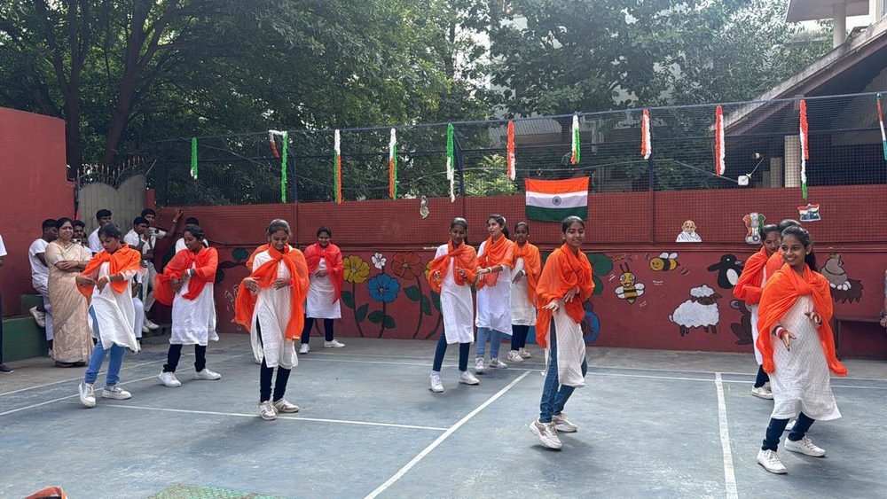 Independence Day dance at Mohre Public School